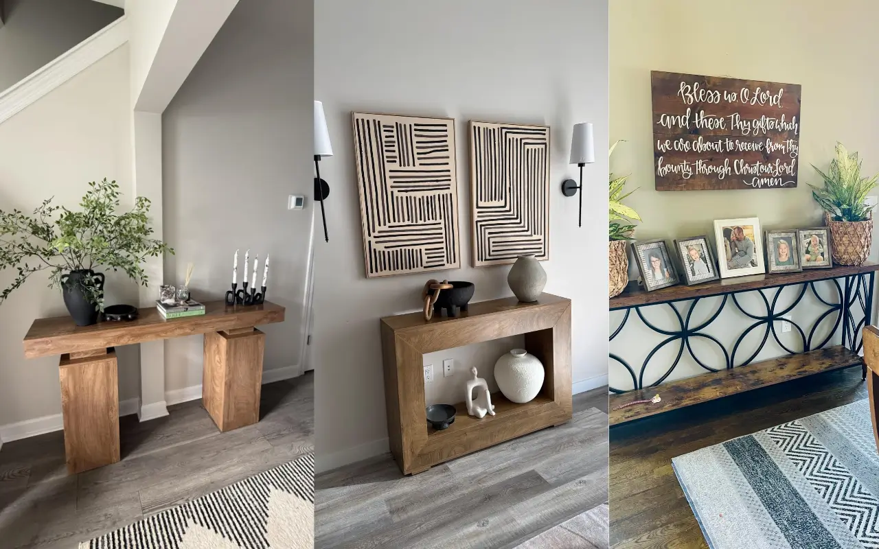 Entry Table Ideas for a Modern Entryway