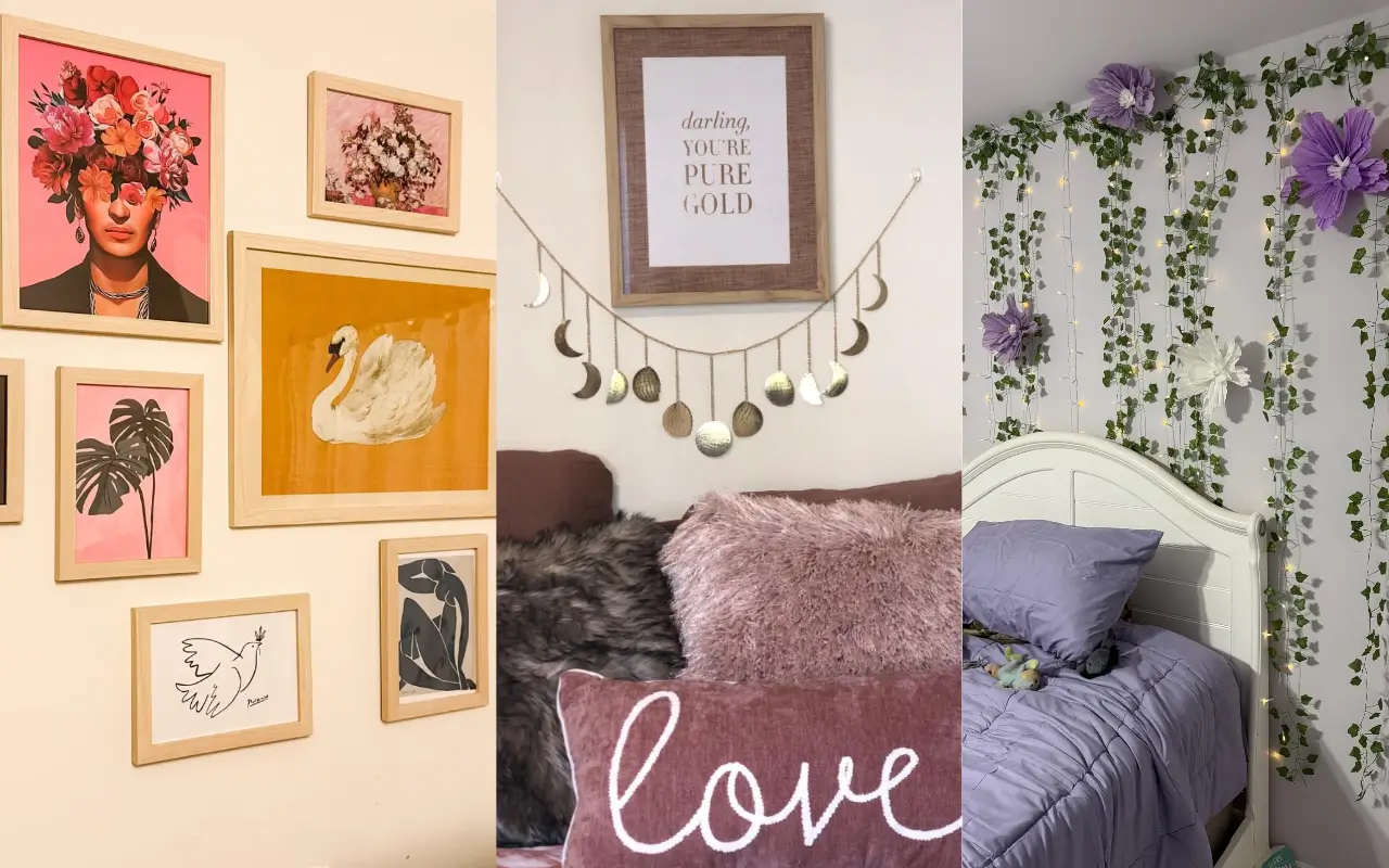 Teen bedroom ideas for above the bed decor