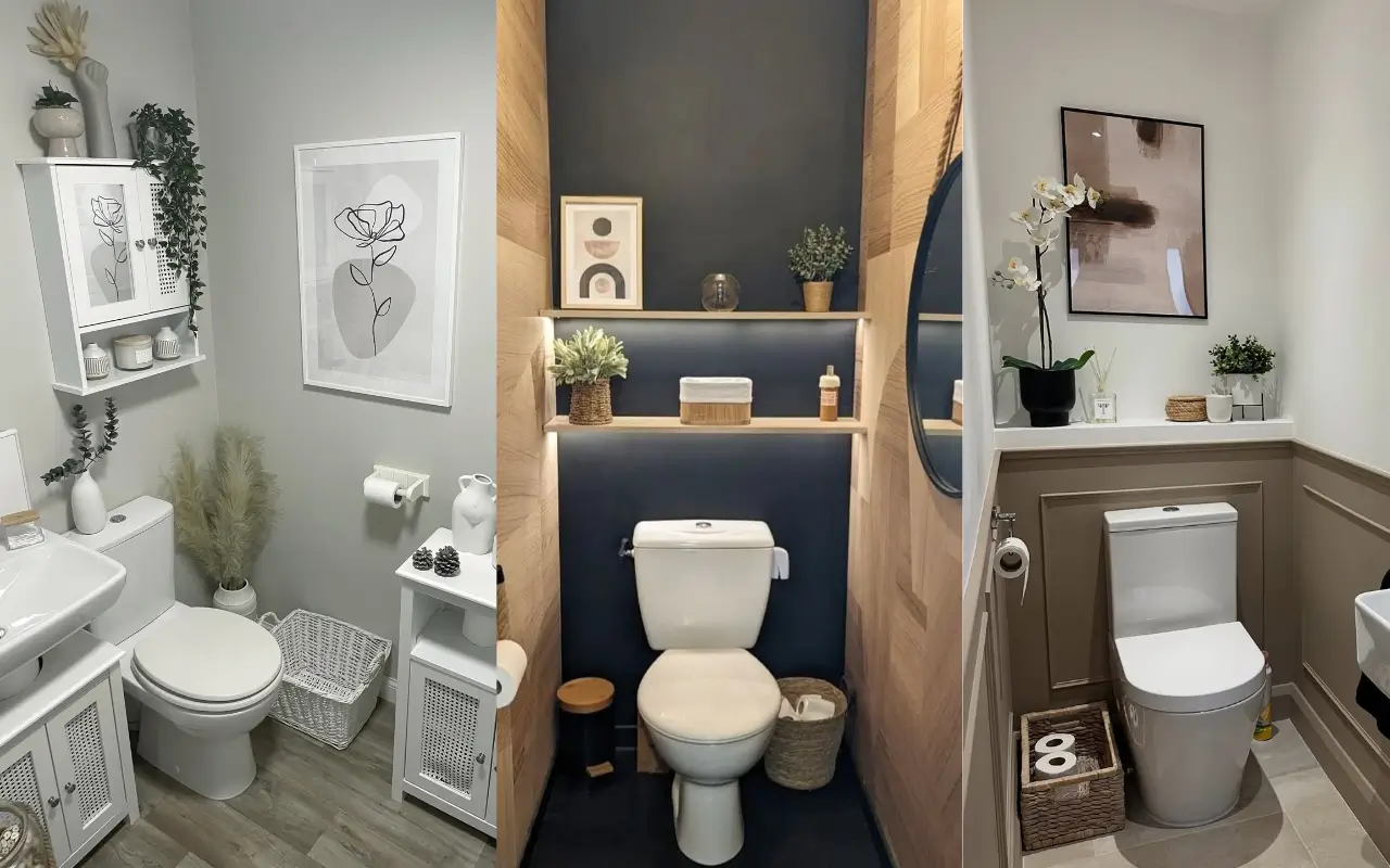 How to decorate above your toilet