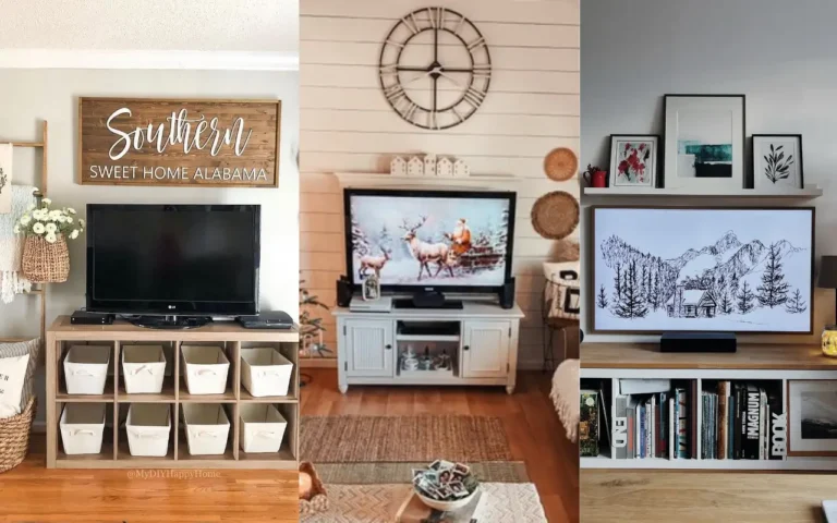 How to Decorate Above Your TV, the easy way