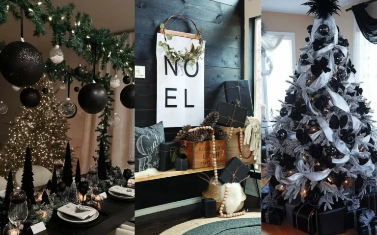 Black Christmas Decor Done Right