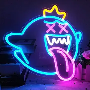 king boo neon lights hypebeast room