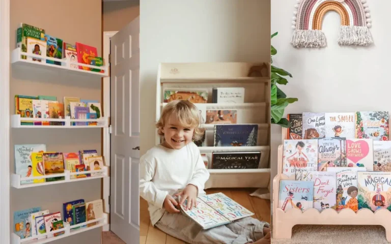 Cozy and Practical Book Storage Ideas for Your Kids Room