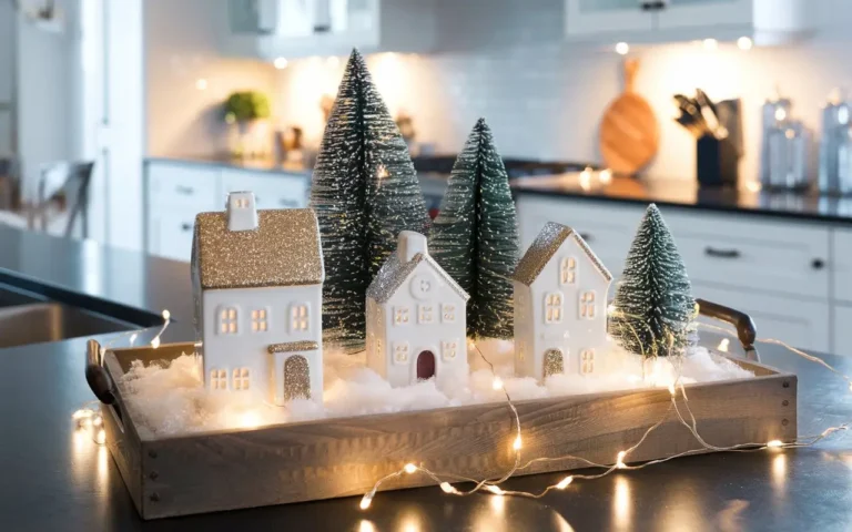 10 Ways to Decorate your Kitchen Island for Christmas
