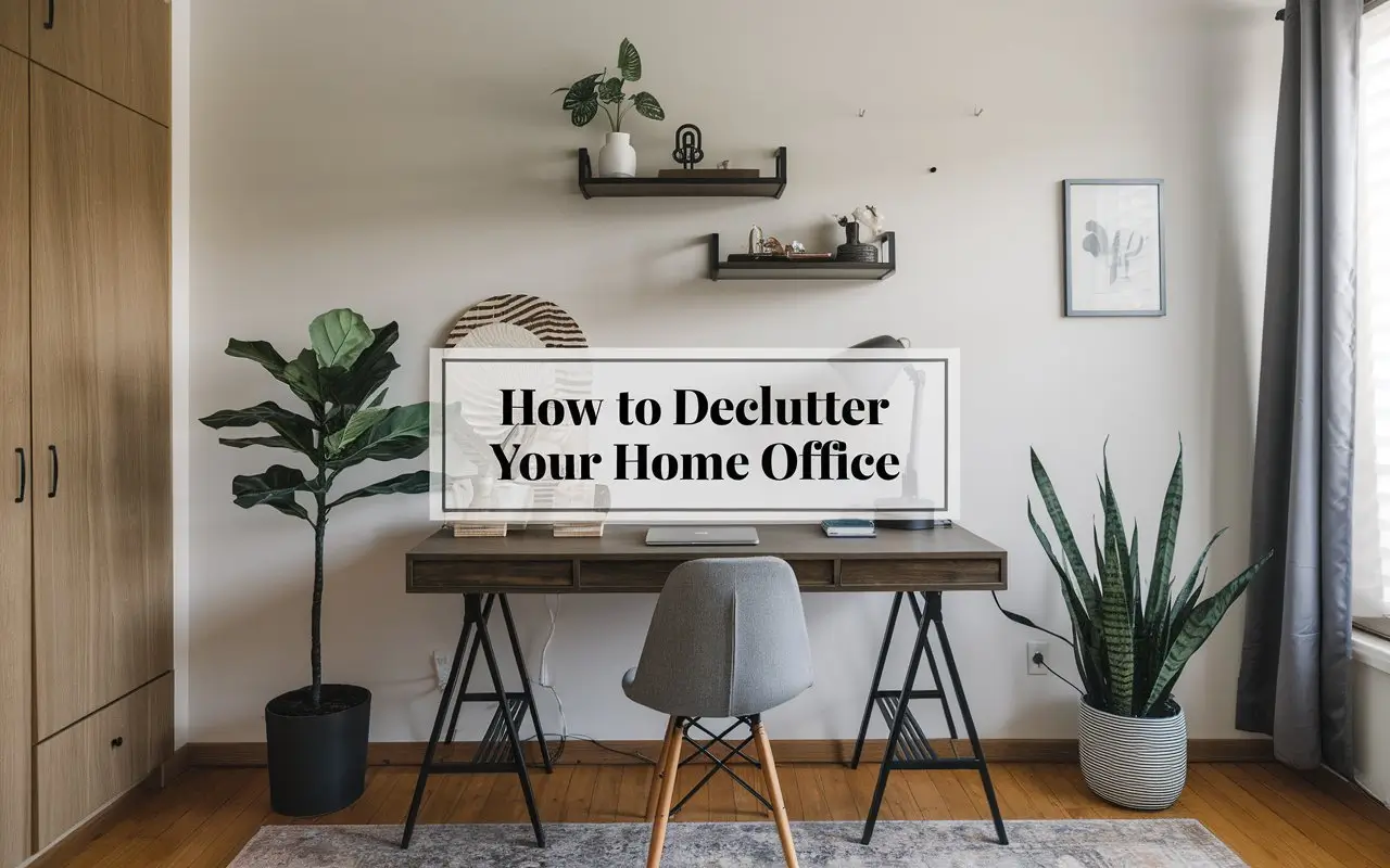 How to Declutter Your Home Office