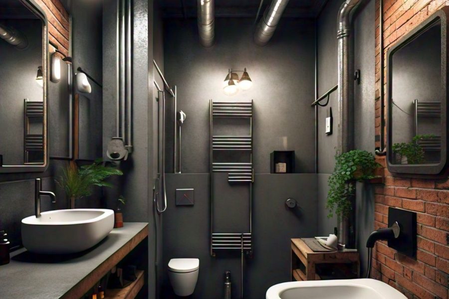 Industrial bathroom