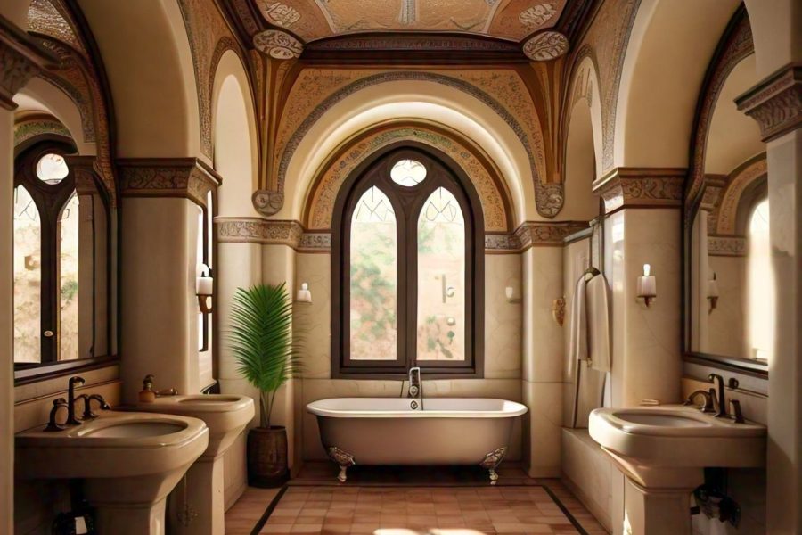 Mediterranean bathrooms