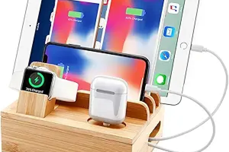 bamboo charging station