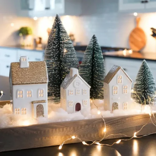 10 Ways to Decorate your Kitchen Island for Christmas