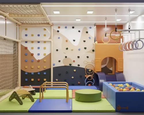 Indoor Jungle Gyms and Obstacle Courses for Kids