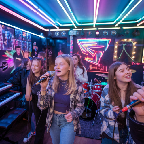 The Ultimate Teen Hangout Karaoke Room