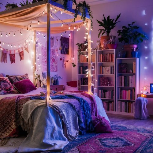 20 Teen Girl Bedroom Aesthetic LED Lights