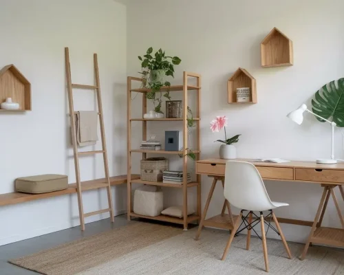 Minimalist Boho Office Style: Furniture and Decor Ideas