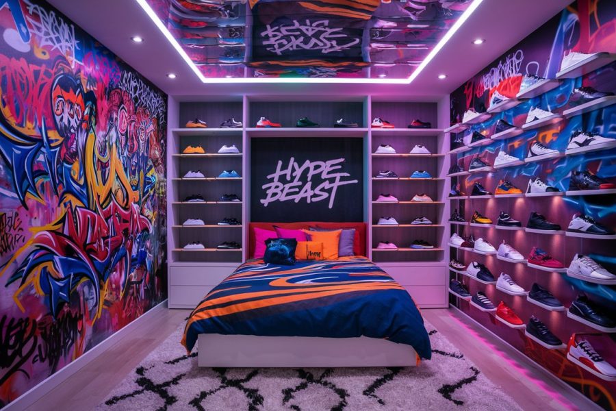 vibrant street style room