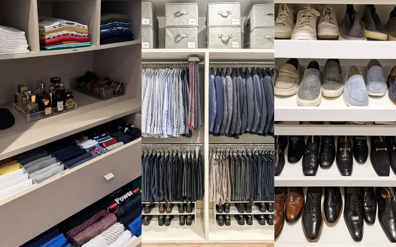 Men’s Closet Storage Ideas