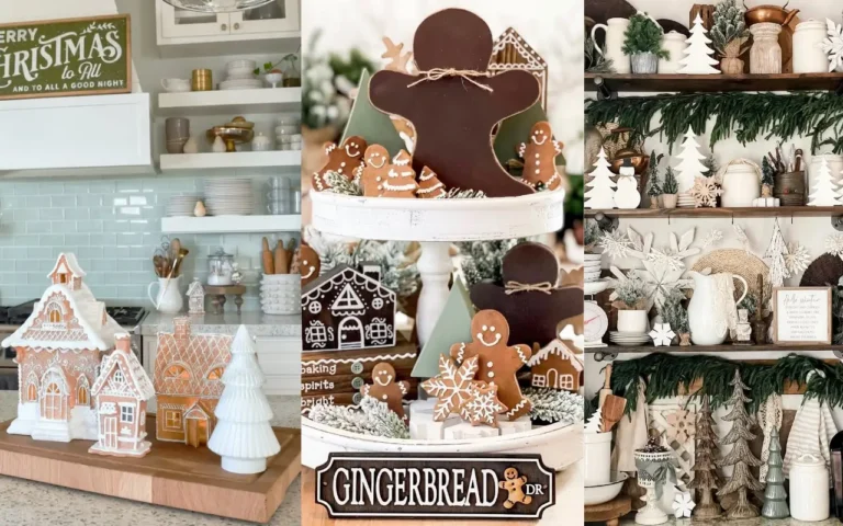 Neutral Christmas Kitchen Décor Ideas