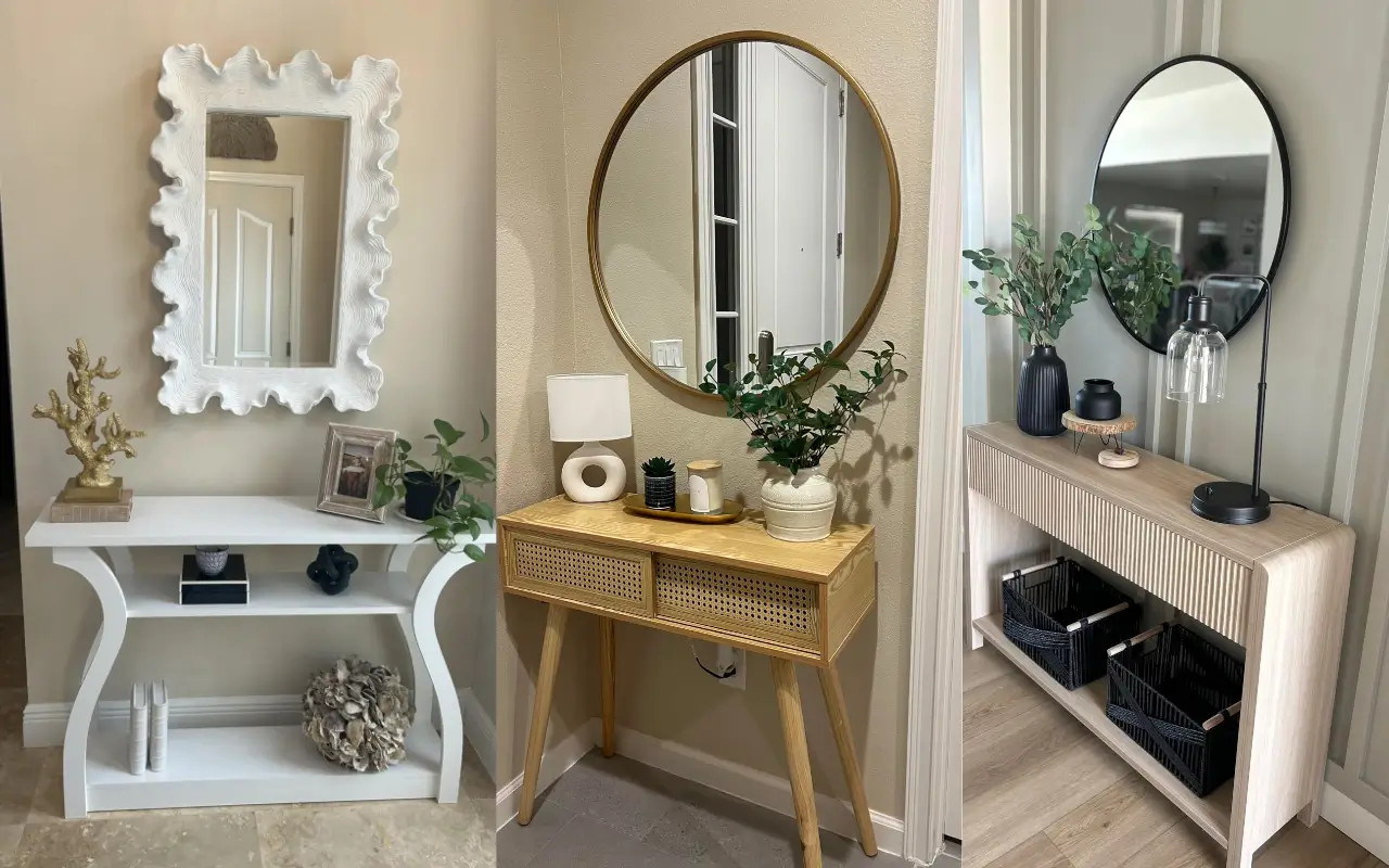 Small Entry Table Ideas for a Tiny Entryway