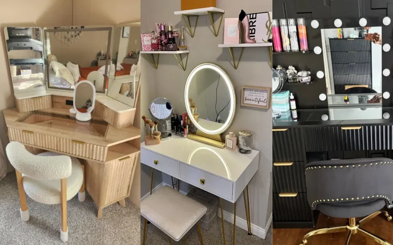 Small makeup vanity ideas for small spaces