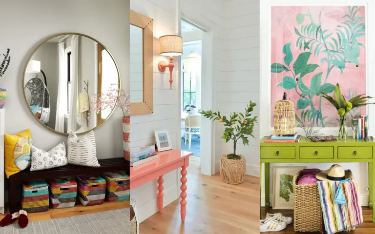 20 Bold and Colorful Summer Entryway Decor Ideas