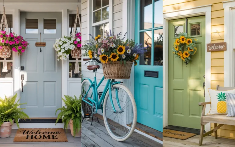 18 Summer Outdoor Entry / Front door Décor Ideas